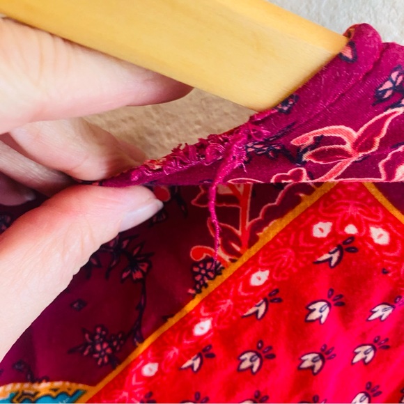 Sharagano Patchwork Print Fit & Flare Dress Size 4 - Picture 8 of 8